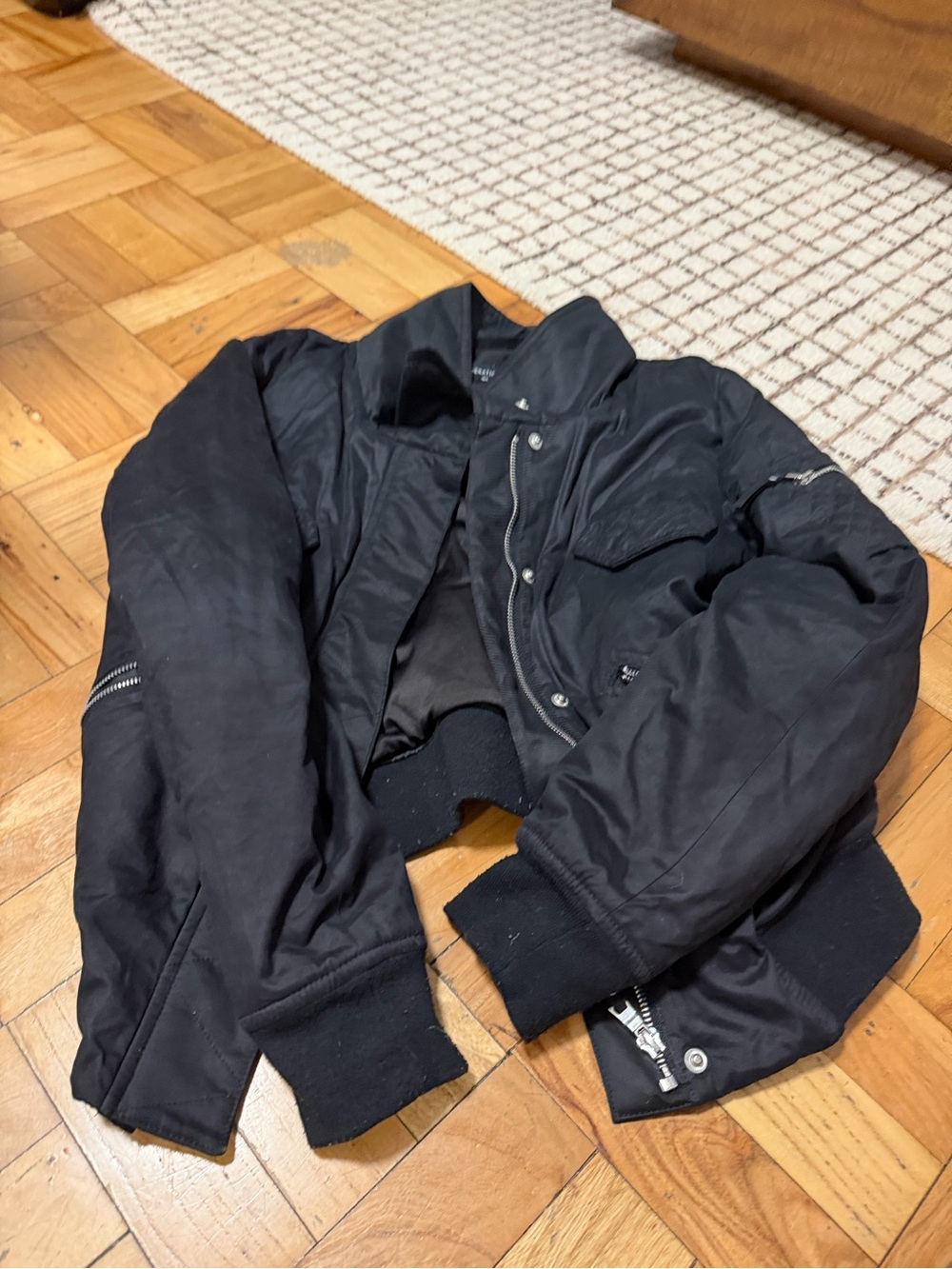 Generation Love Black Bomber Jacket - Women's Classic Flight Style
